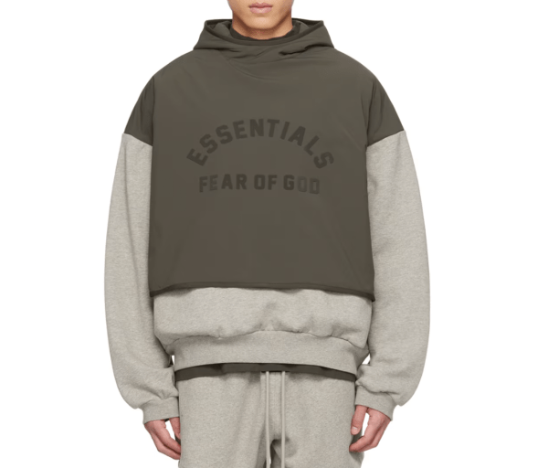 Gray Bonded Hoodie