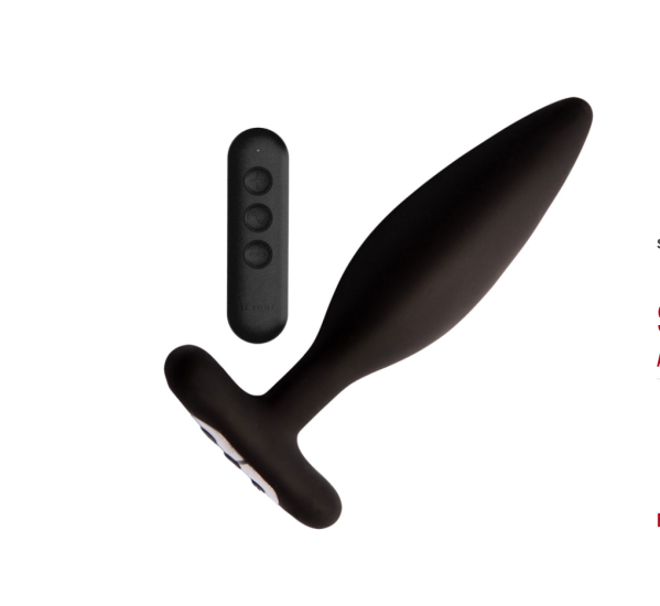 Egon Rechargeable Waterproof Silicone Vibrating Butt Plug With Remote