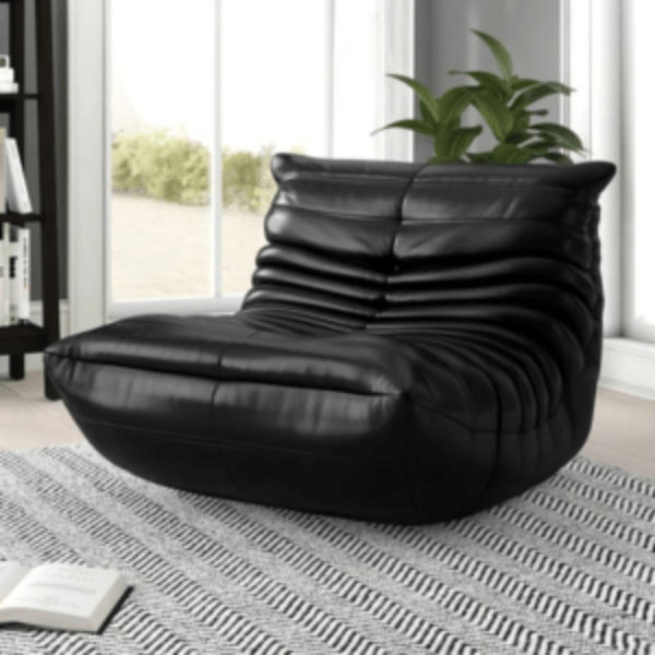 Microfiber Leather Standard Bean Bag Chair