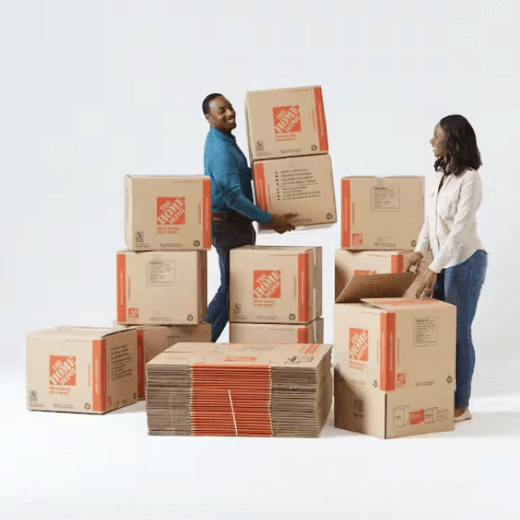 Home Depot Heavy-Duty Moving Boxes