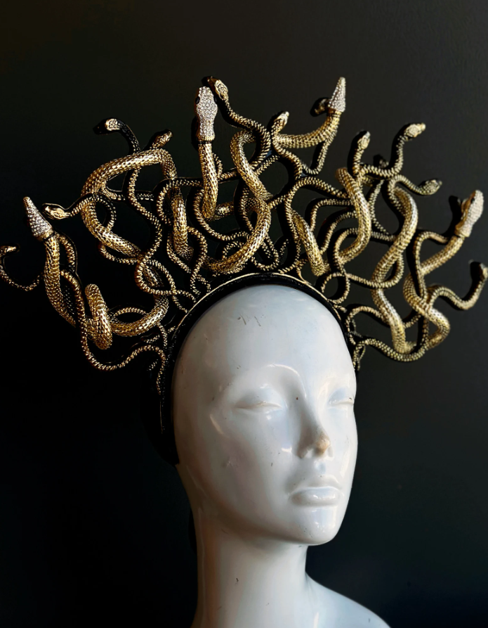 medusa halloween costume headdress