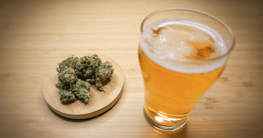 weed and beer