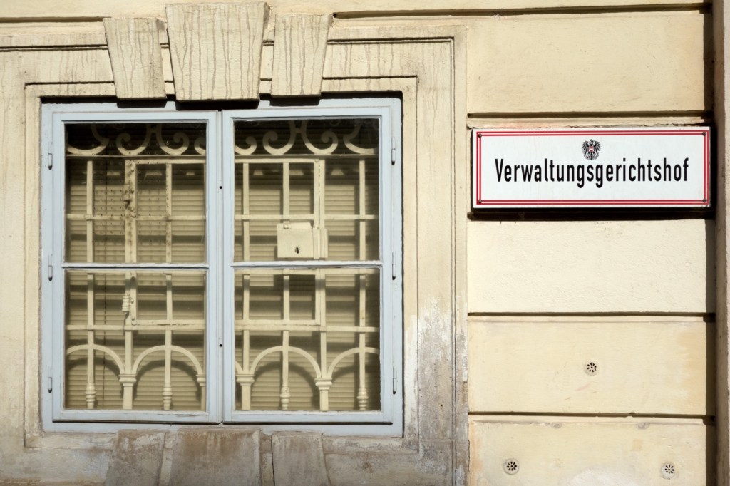 the administrative court in vienna, austria