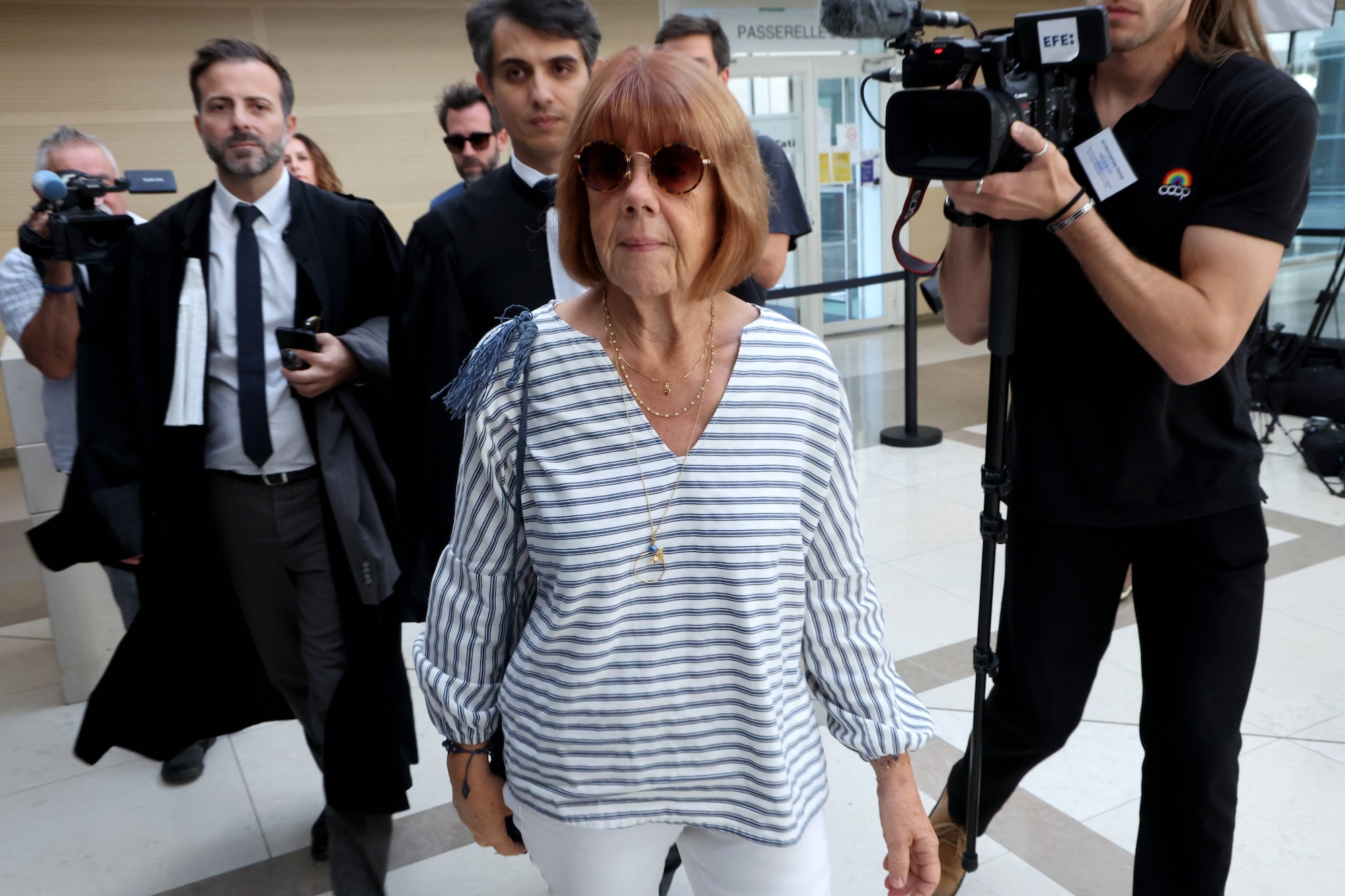 Gisèle Pélicot's husband is accused of soliciting men to rape her. During the trial, she refused to remain anonymous.