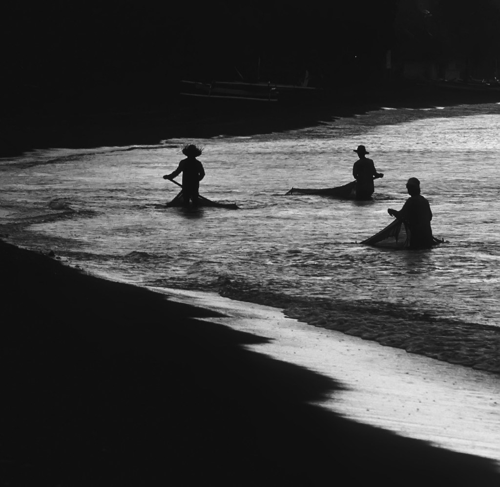 Fisherman in Bali, Indonesia.