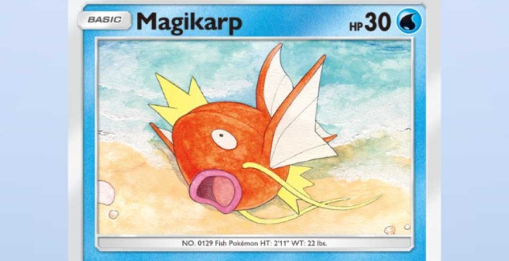 A photo of the Magikarp card in Pokemon TCG Pocket