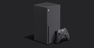 The Xbox Series X in it's original black colorway