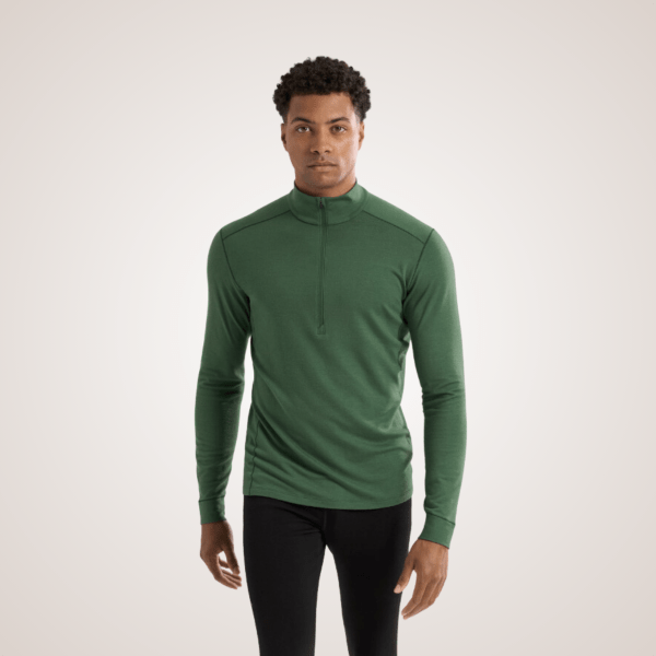 Rho Merino Wool Zip Neck