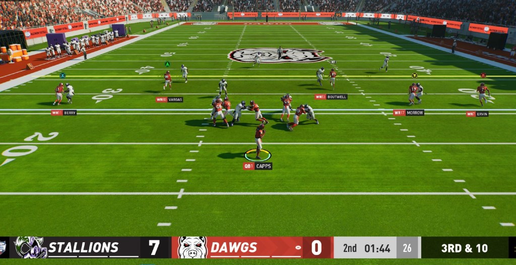 Maximum Football gameplay with Madison Bulldogs