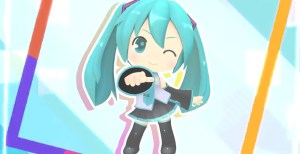 Hatsune Miku in Super Monkey Ball Banana Rumble on Nintendo Switch