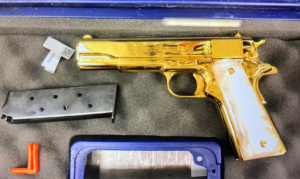 gold plated gun