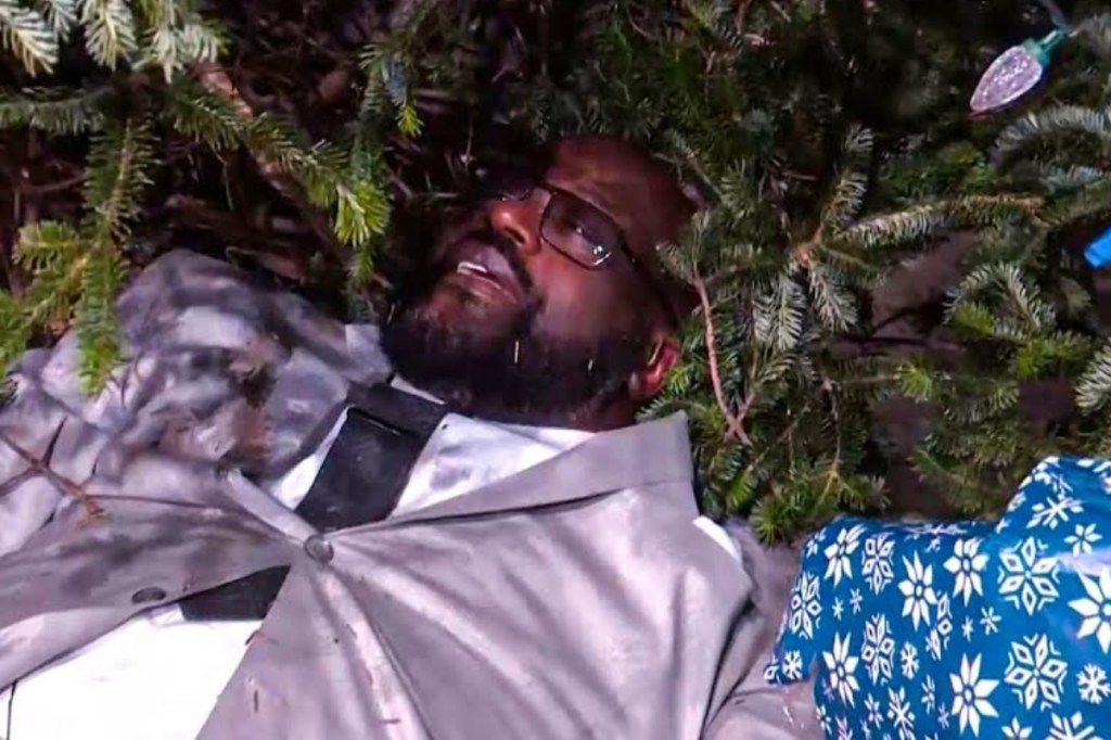 shaq-got-pushed-into-a-christmas-tree-again