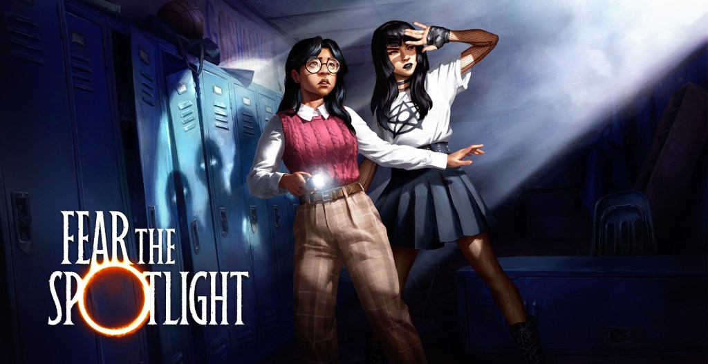 Vivian and Amy in 'Fear the Spotlight', headlining an interview with Blumhouse Games and Cozy Game Pals